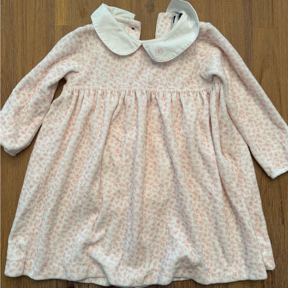 Ralph Lauren velvet Long Sleeve Baby Dress
